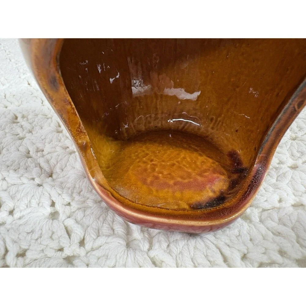Vintage Ceramic Apple Kitchen Scrubbie Sponge or Soap Holder Scrubby glazed